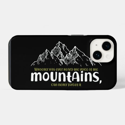 山の声 iPhoneケース (裏面横)