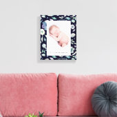 山の夏のフローラ写真ベビー キャンバスプリント (インサイチュ (リビング))