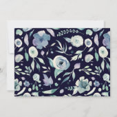 山の夏フローラモノグラム文房具 ノートカード (裏面)