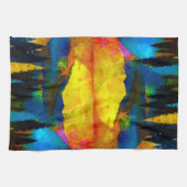 山の夕日 キッチンタオル (横)