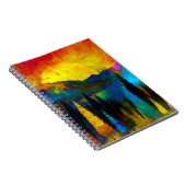 山の夕日 ノートブック (右側)