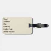 山の夕日 ラゲッジタグ (裏面横)