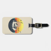 山の夕日 ラゲッジタグ (正面横)