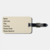 山の夕日 ラゲッジタグ (裏面横)