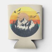 山の夕日 缶クーラー (裏面)