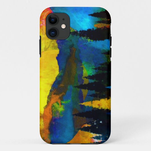 山の夕日 Case-Mate iPhoneケース (裏面)