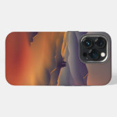 山の夕焼け   iPhoneケース (裏面横)