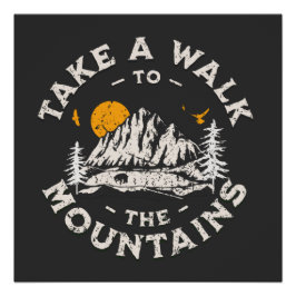 山の外の冒険に散歩する ポスター