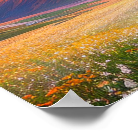 山の夢 ポスター (角)