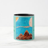 山の天気シーン マグカップ (中央)