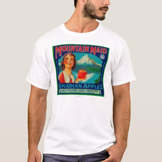 山の女中Apple LabelCanada Tシャツ (正面)