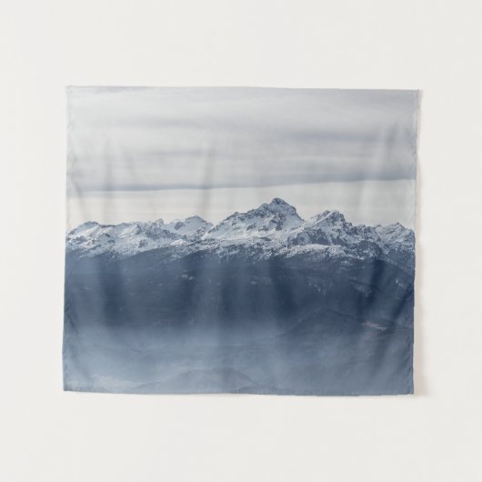 山の威厳のある三川 タペストリー (正面(横))