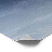 山の威厳のある三川 ポスター (角)