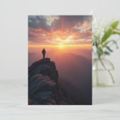 山の威厳のある頂上から見る日の出 セーブザデート (スタンド正面)