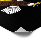 山の威厳ステッカー ポスター (角)