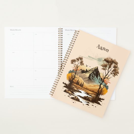 山の威厳 プランナー手帳 (ディスプレー)