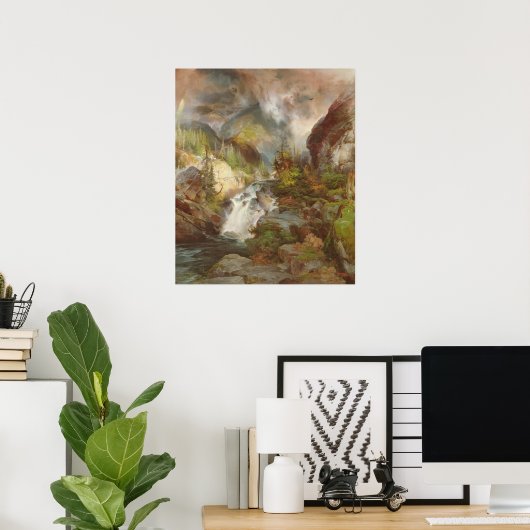 山の子ども ポスター (ホームオフィス)