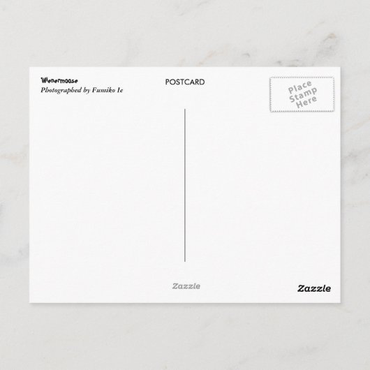 山の実 ポストカード (裏面)