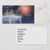 山の寺院 名刺 (正面/裏面)