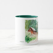山の小屋 マグカップ (中央)