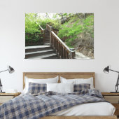 山の小道を登る キャンバスプリント (インサイチュ (寝室))