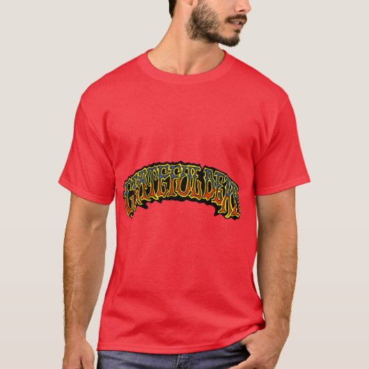 山の少女の消えた火 Tシャツ (正面)