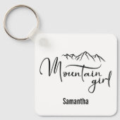 山の少女(名前) キーホルダー (正面)