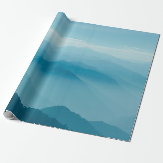 山の層 ラッピングペーパー (アンロールド)