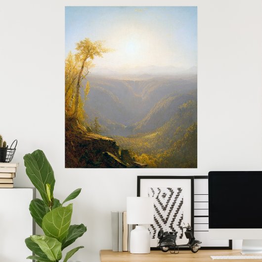 山の峡谷 ポスター (ホームオフィス)