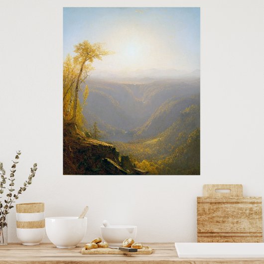 山の峡谷 ポスター (キッチン)