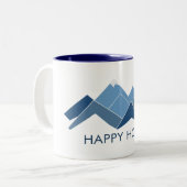 山の幸せな時間 ツートーンマグカップ (正面左)