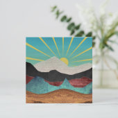 山の幻想的な日の出 (スタンド正面)