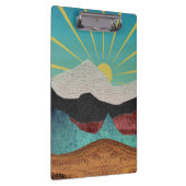 山の幻想的な日の出 クリップボード (右)