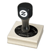 山の循環名モノグラムのの住所 ラバースタンプ (スタンプ)