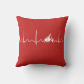 山の心拍 クッション (裏面)