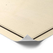 山の快適な町々 ポスター (角)