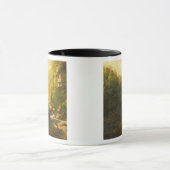 山の急流、c.1820-30 (キャンバスの油) マグカップ (中央)