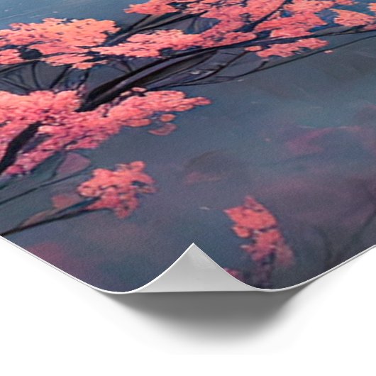 山の抱擁の静寂 ポスター (角)