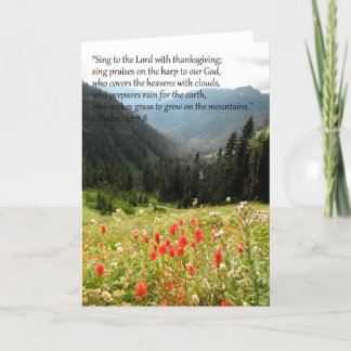 山の挨拶状 カード