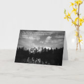 山の挨拶状 カード (黄色い花)