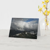 山の挨拶状 カード (黄色い花)