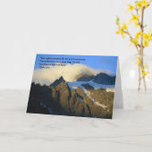 山の挨拶状 カード (黄色い花)