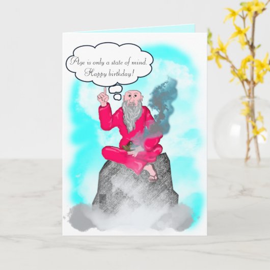 山の教祖 カード (黄色い花)