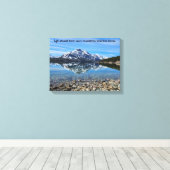 山の数 キャンバスプリント (インサイチュ (ウッドフロア))