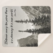 山の新しい世界への入り口 シェルパブランケット (正面(横))