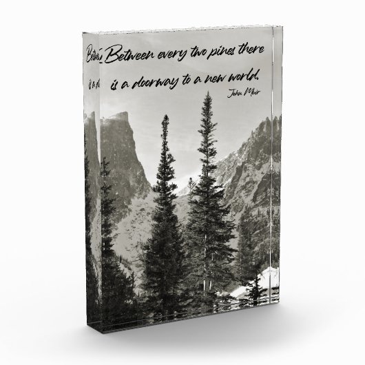 山の新しい世界への入り口 フォトブロック (左)