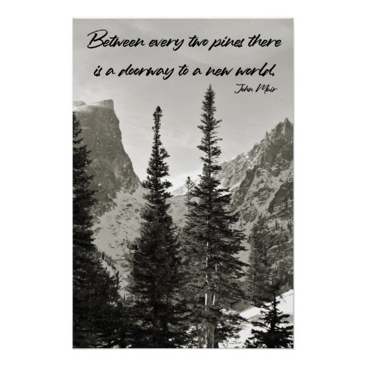 山の新しい世界への入り口 ポスター (正面)