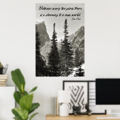 山の新しい世界への入り口 ポスター (ホームオフィス)