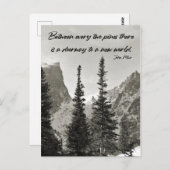 山の新しい世界への入り口 ポストカード (正面/裏面)