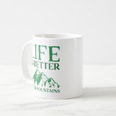 山の方が命だ コーヒーマグカップ (正面左)